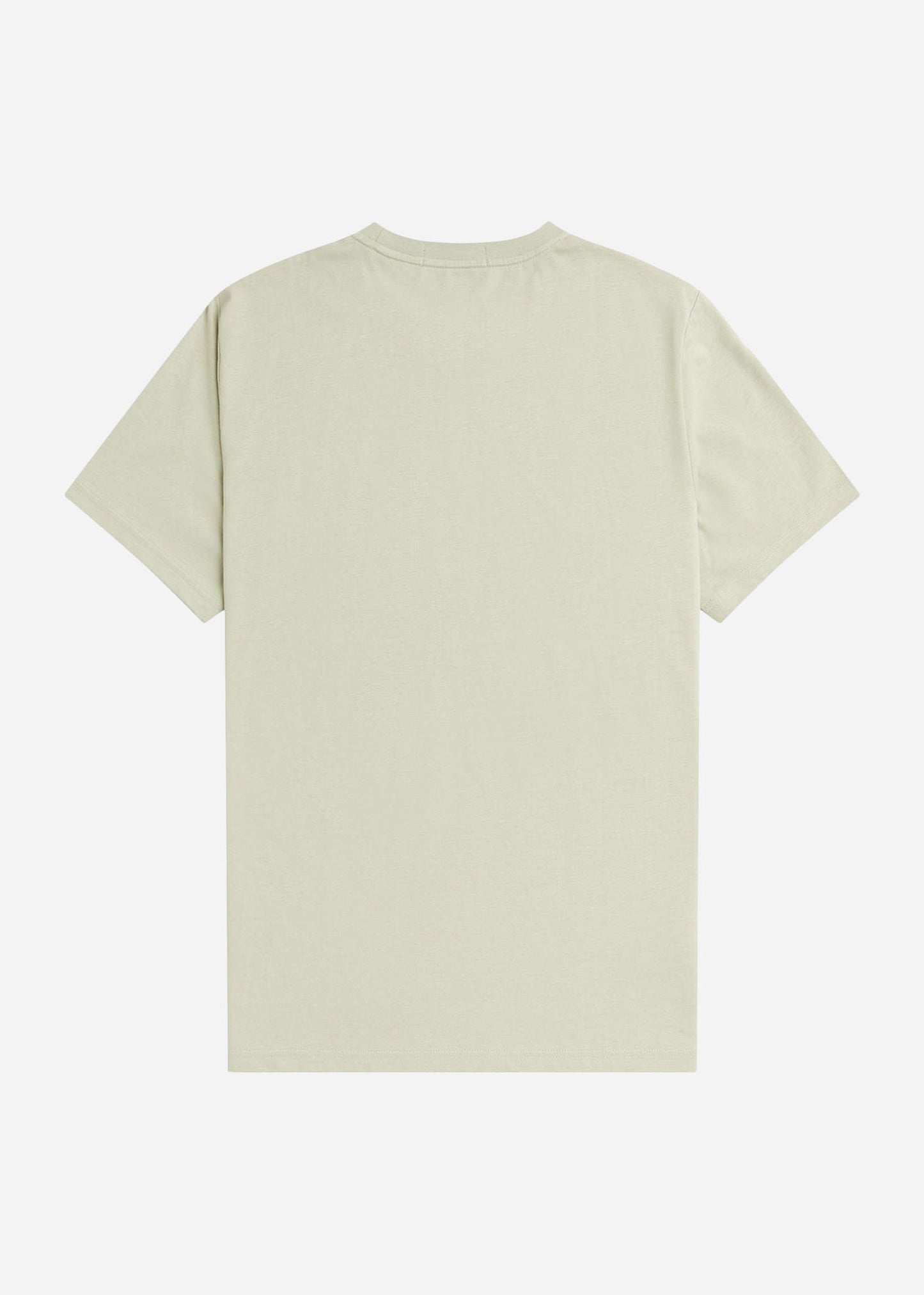 Fred Perry T-shirts Flocked laurel wreath gra tee - light oyster