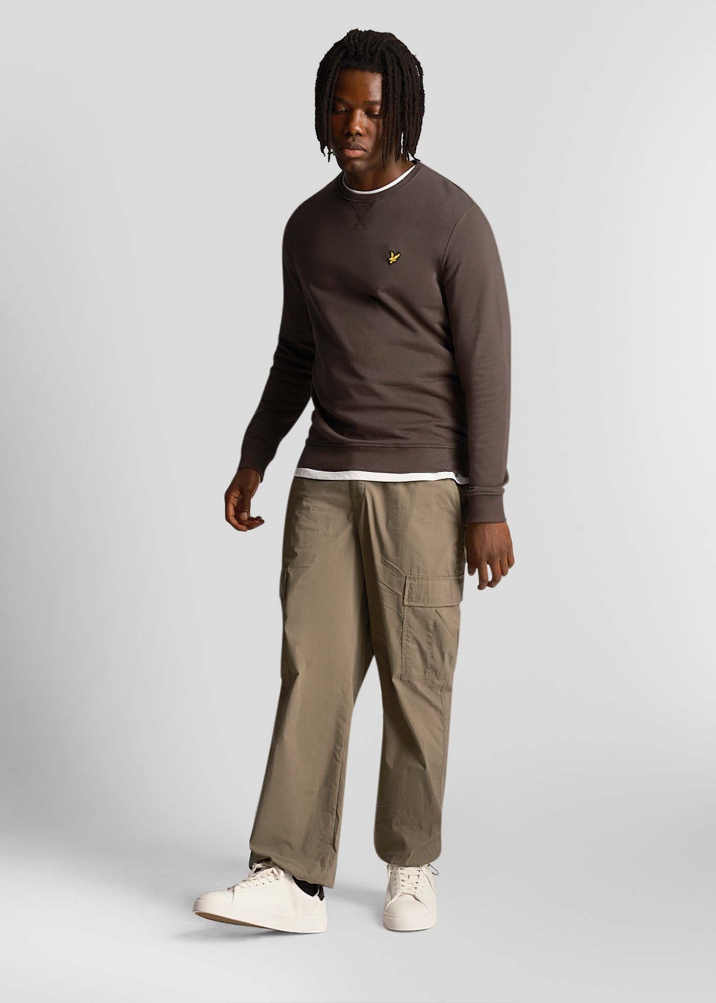Crew neck sweatshirt - gunmetal