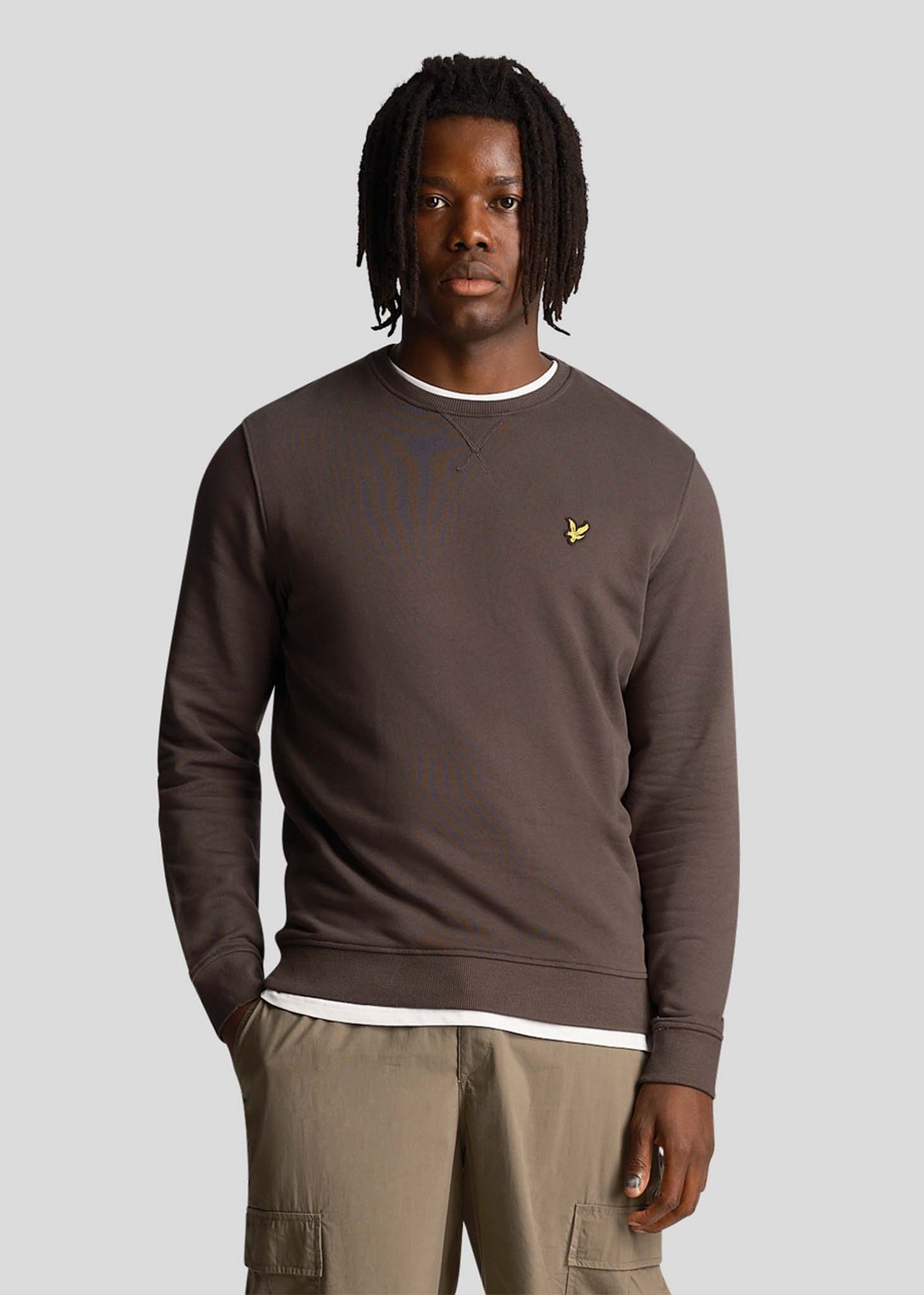 Lyle & Scott Truien  Crew neck sweatshirt - gunmetal 