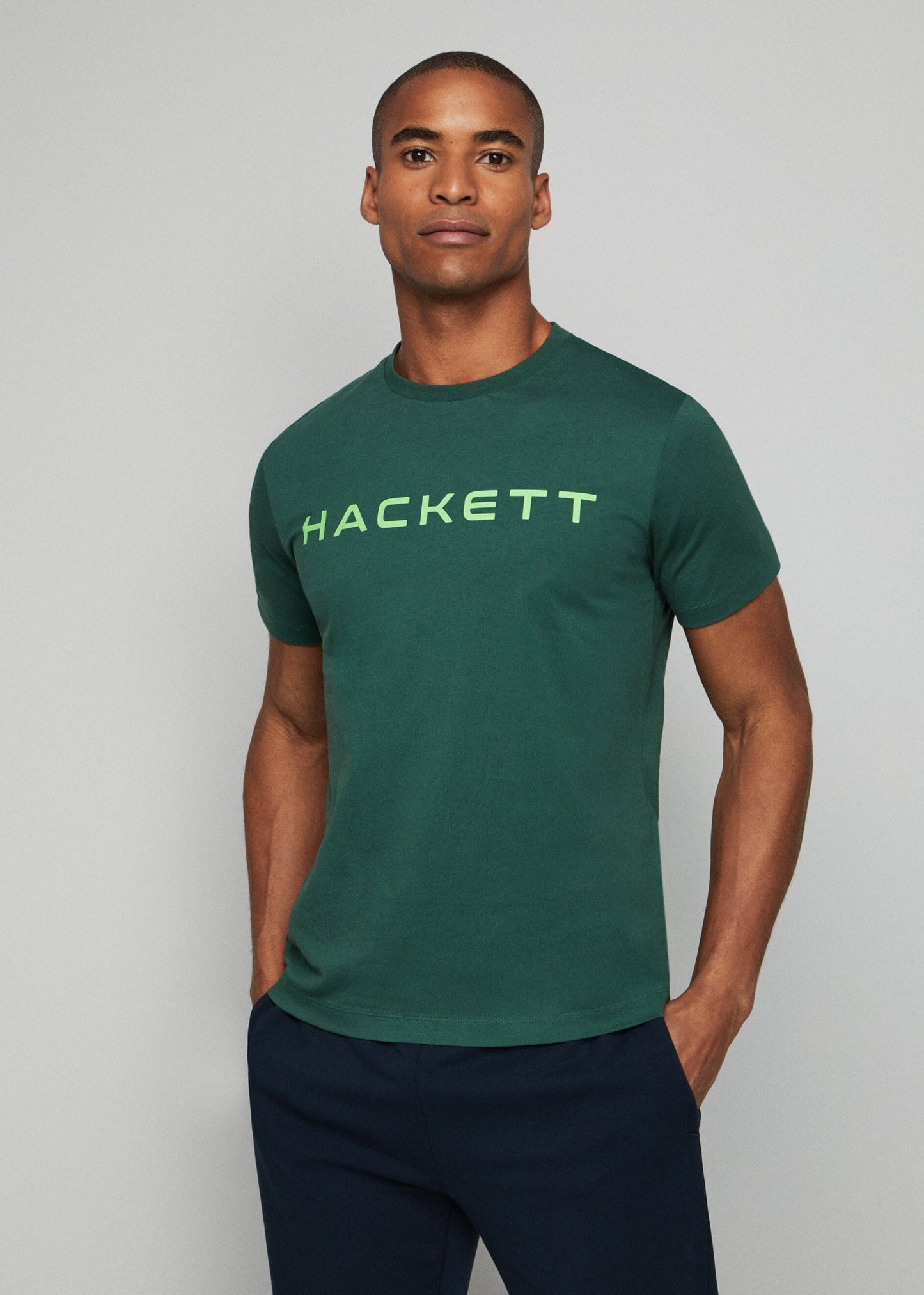 Hackett London T-shirts Essential tee - green grey