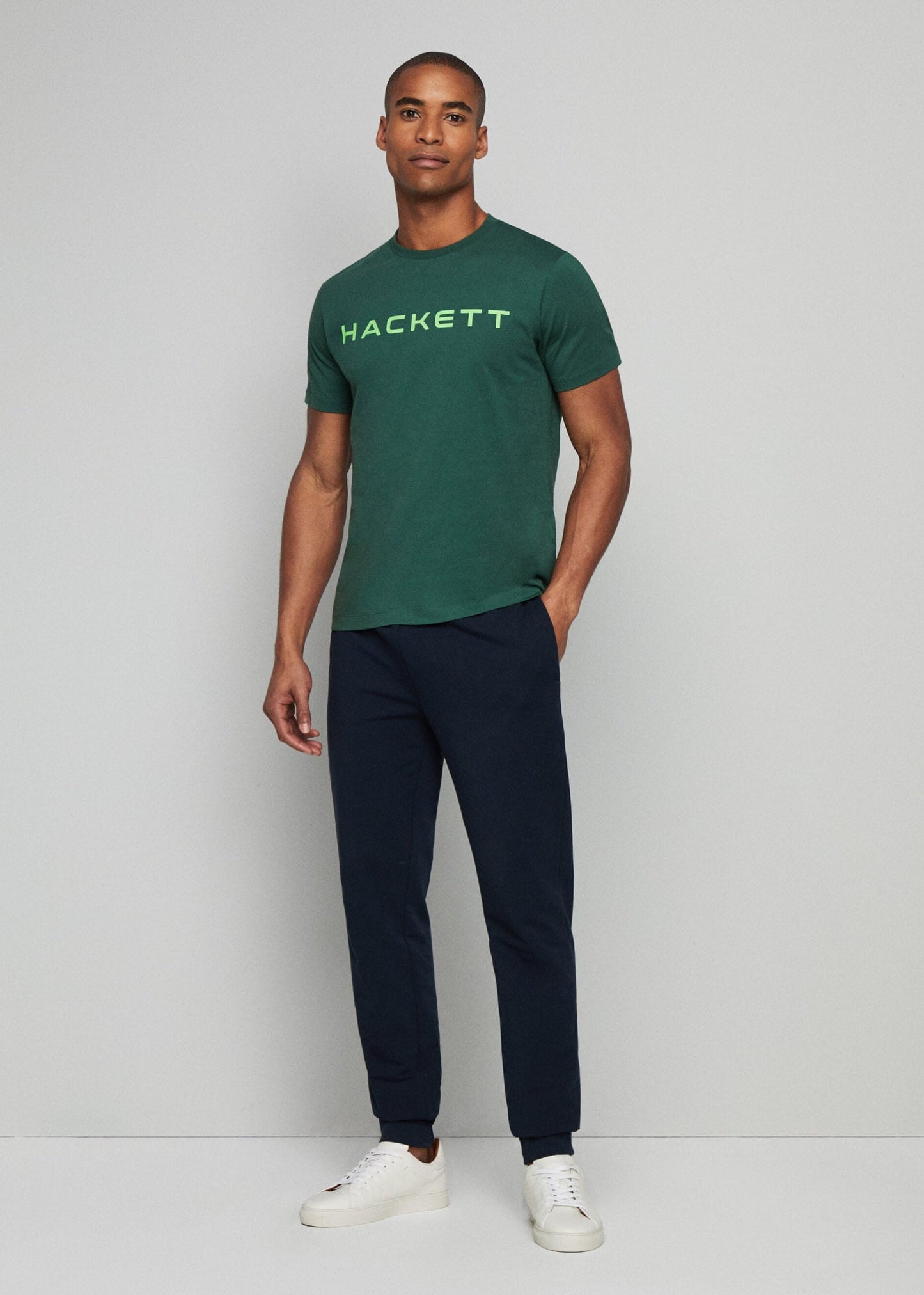 Hackett London T-shirts Essential tee - green grey
