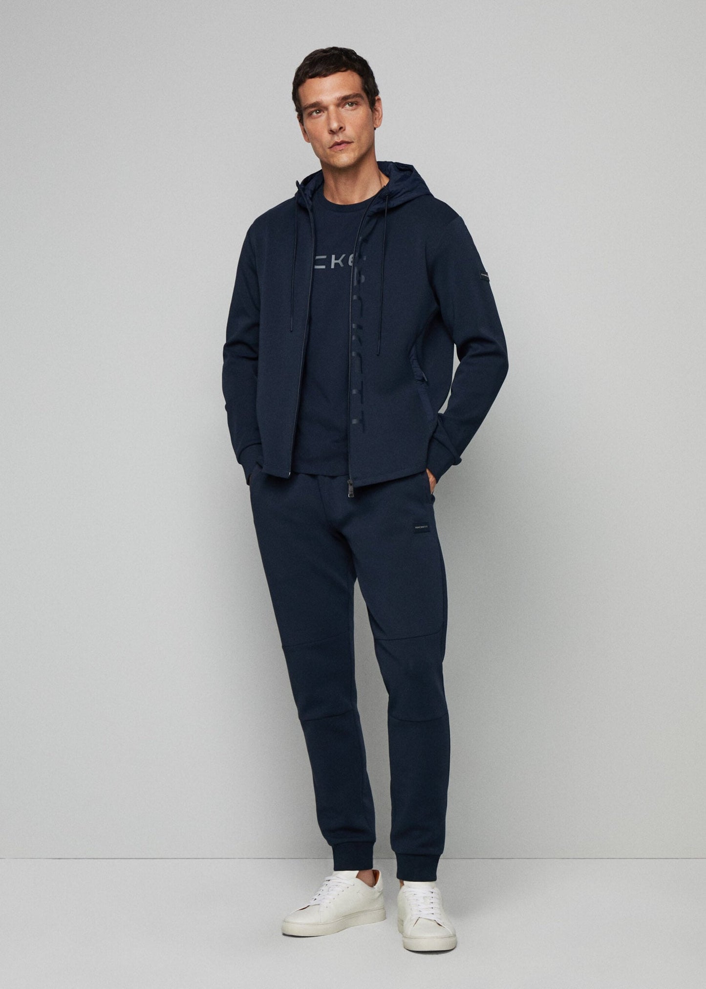 Hackett London T-shirts Essential tee - navy grey