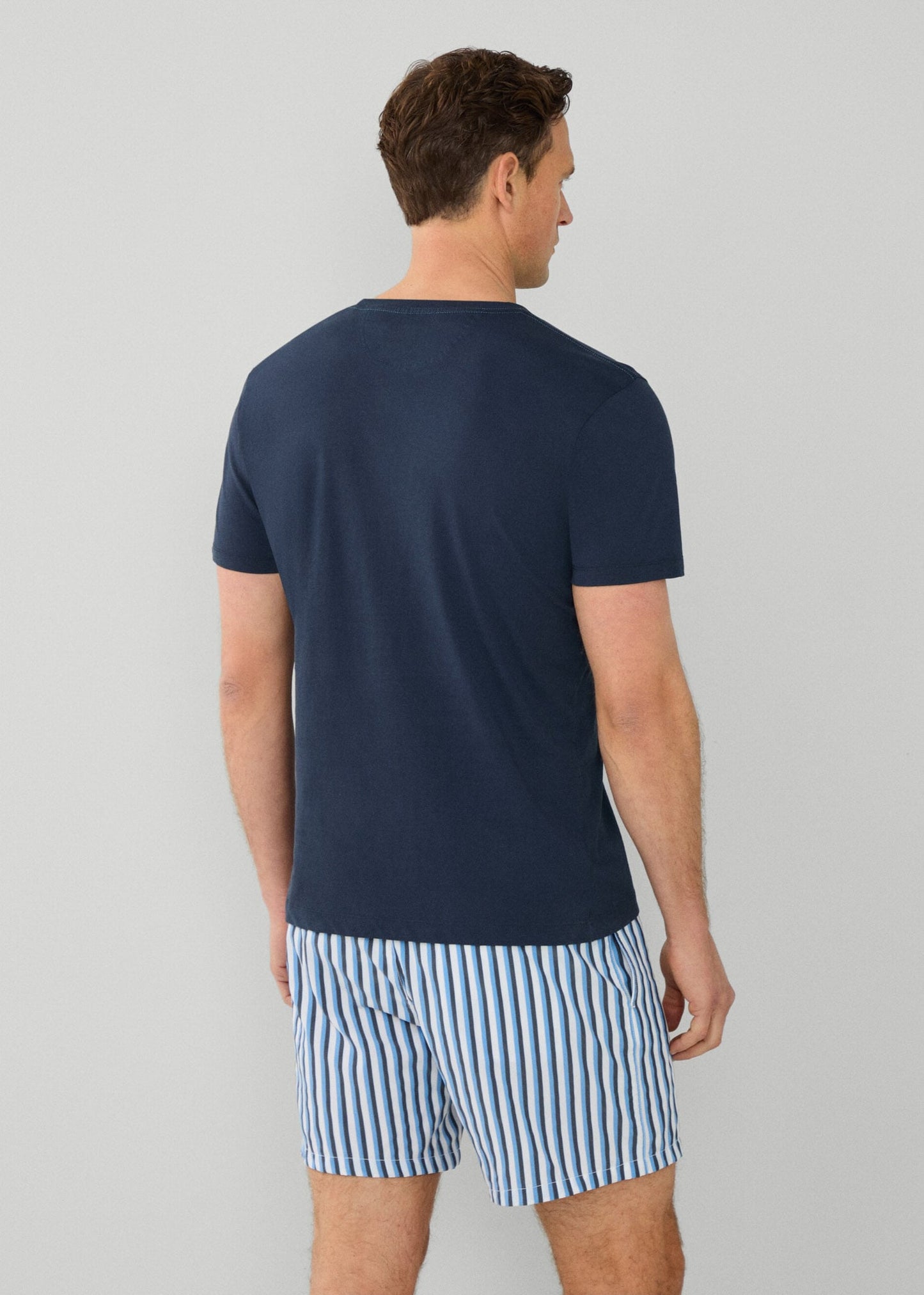 Hackett London T-shirts Swim trim logo tee - navy