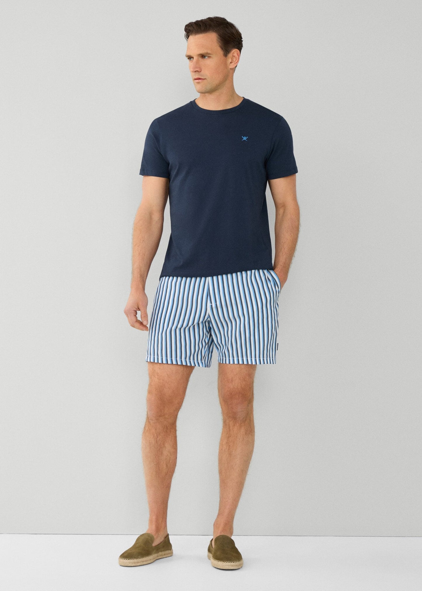 Hackett London T-shirts Swim trim logo tee - navy