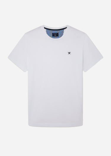 Hackett London T-shirts Swim trim logo tee - white