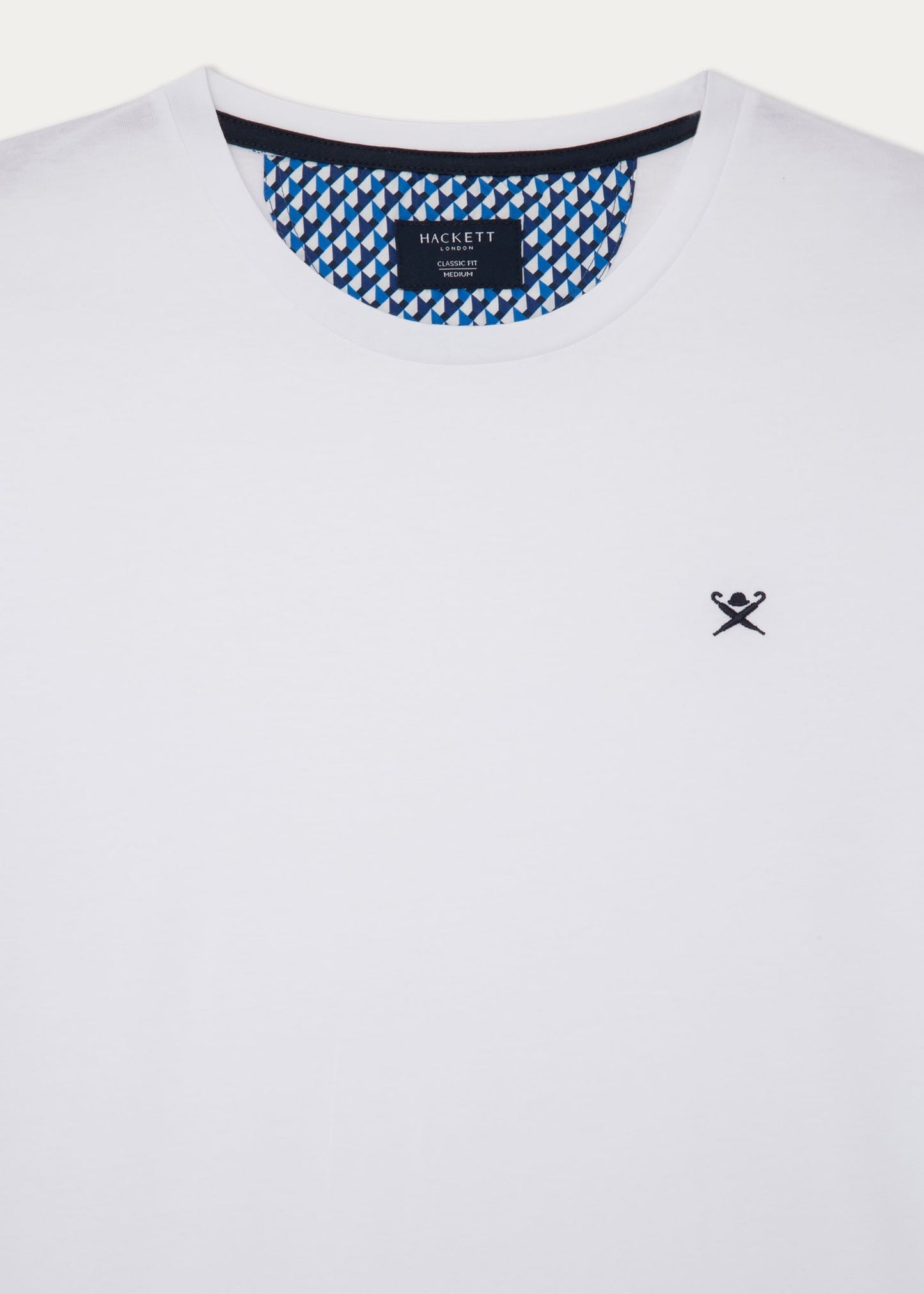 Hackett London T-shirts Swim trim logo tee - white