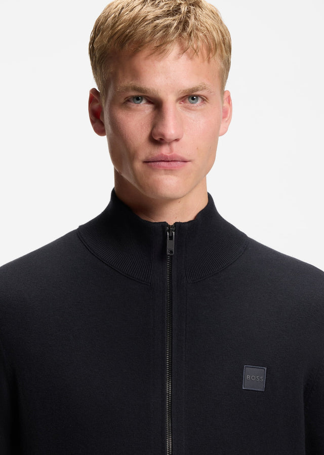 Hugo Boss Truien Kanozip s - dark blue