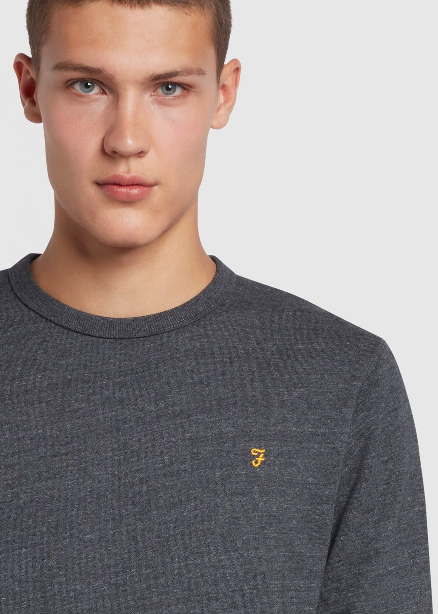 Farah Truien Sweatshirt tim new crew - farah grey marl