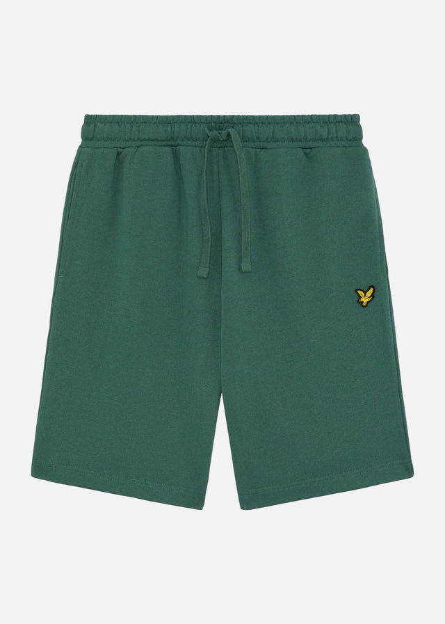 Lyle & Scott Korte Broeken Plain sweat short - everglade