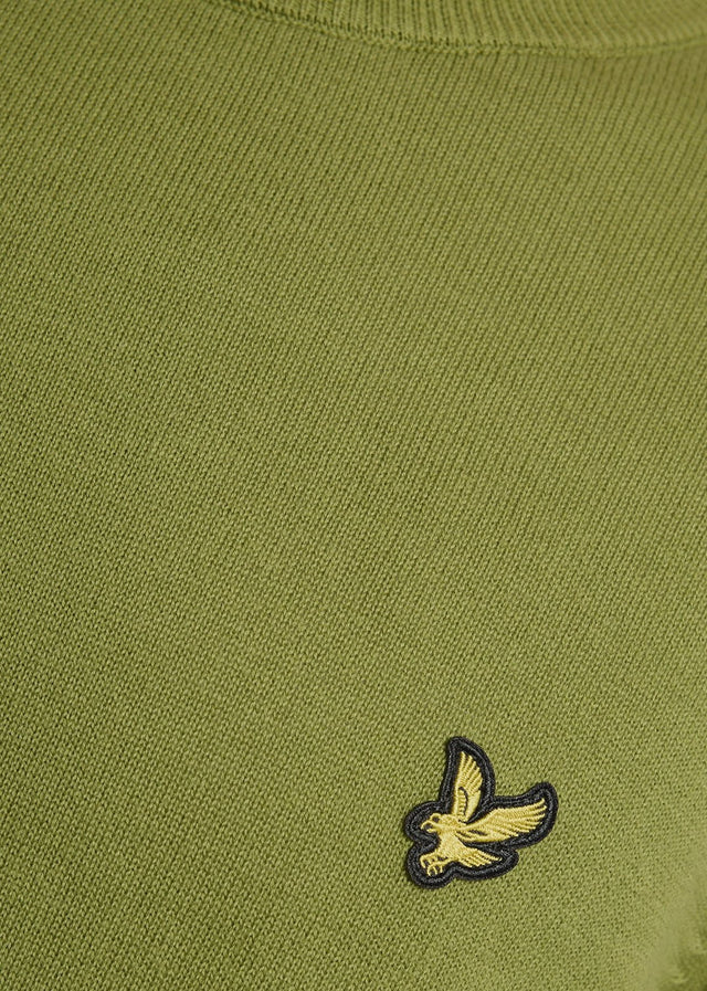 Lyle & Scott Truien Cotton crew neck jumper - shrub green