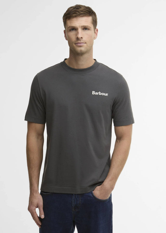 Barbour T-shirts Barbour packling relaxed graphic t-shirt - asphalt