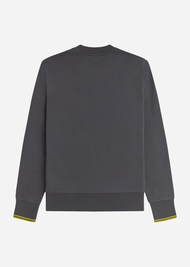 Fred Perry Truien Crew neck sweatshirt - Anchor Grey Tennis Blue