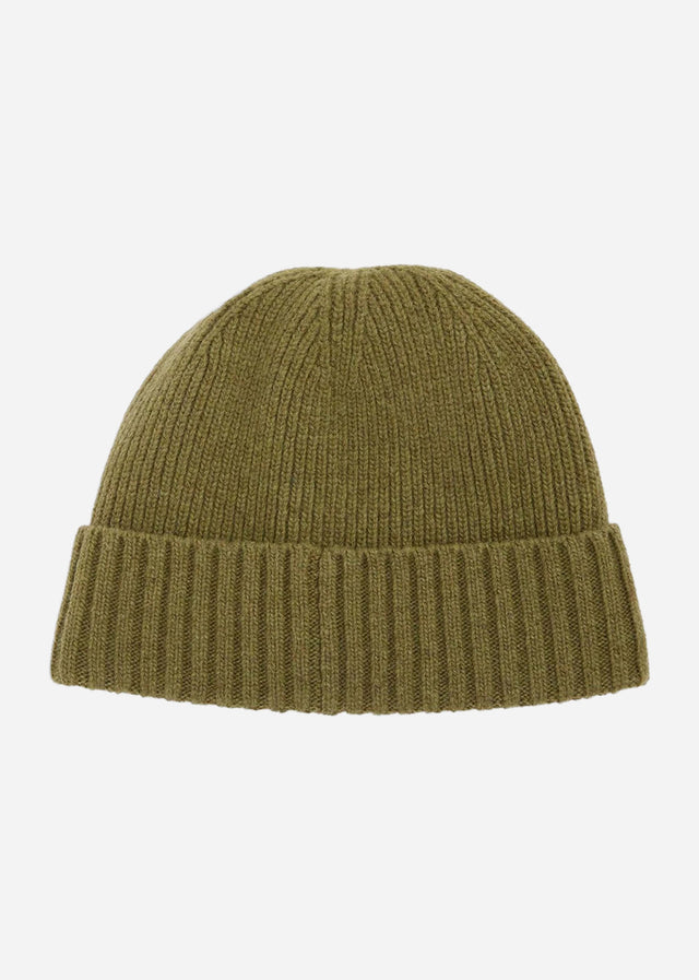 Barbour Mutsen Carlton beanie hat - light moss