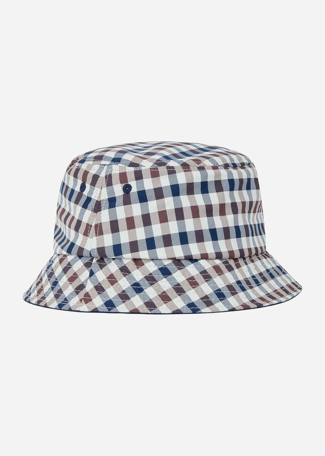 Aquascutum Bucket Hats Lamina bucket hat - club check