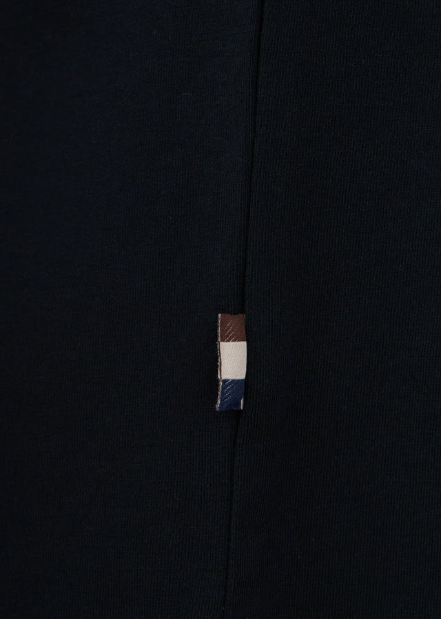 Aquascutum T-shirts Raglan pocket t-shirt - black