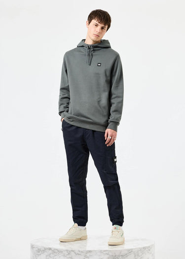 Weekend Offender Hoodies Ribbe - zinc