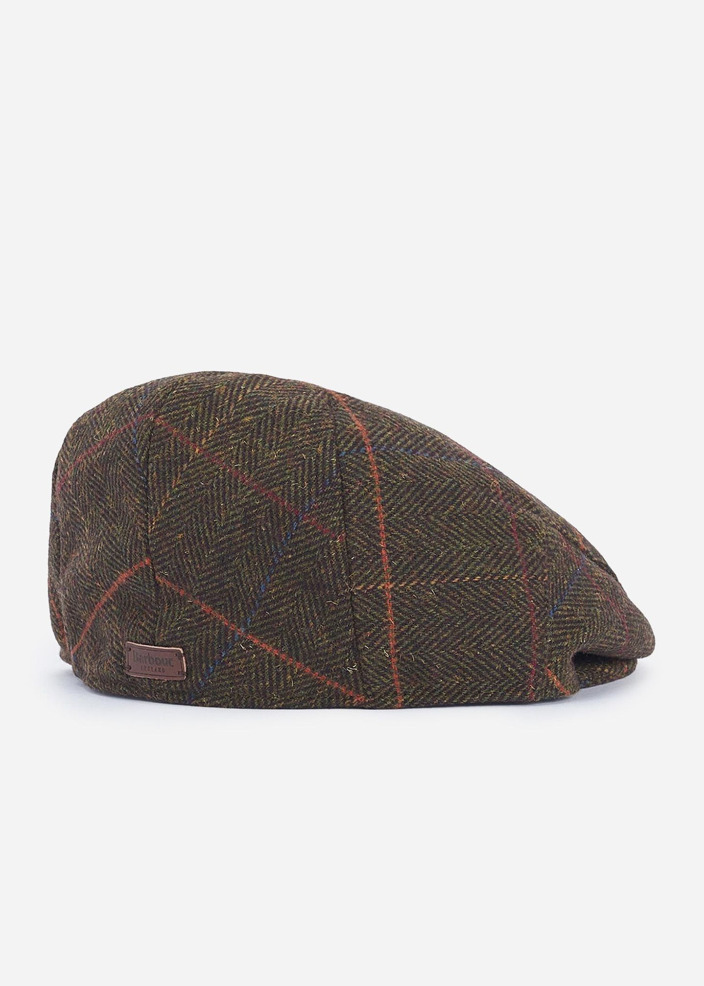 Barbour Petten Wilkin flat cap - olive herringbone