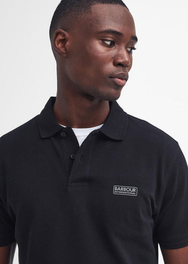 Barbour International Polo's  Essential polo shirt - black pewter
