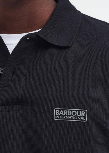 Barbour International Polo's  Essential polo shirt - black pewter