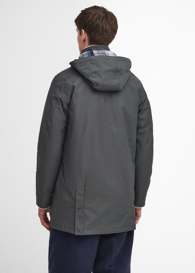 Barbour Jackets Chelsea waterproof mac - charcoal blue granite tartan