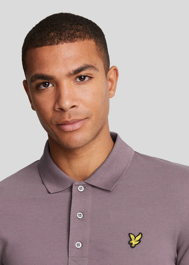 Lyle & Scott Polo's Plain polo shirt - highland mauve