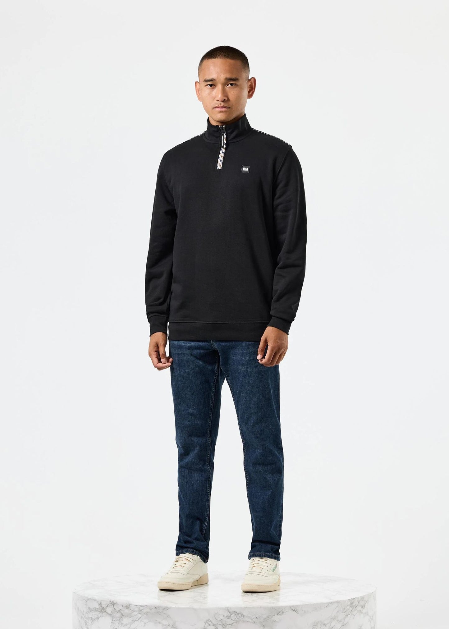 Weekend Offender Truien Matisa - black mid house check
