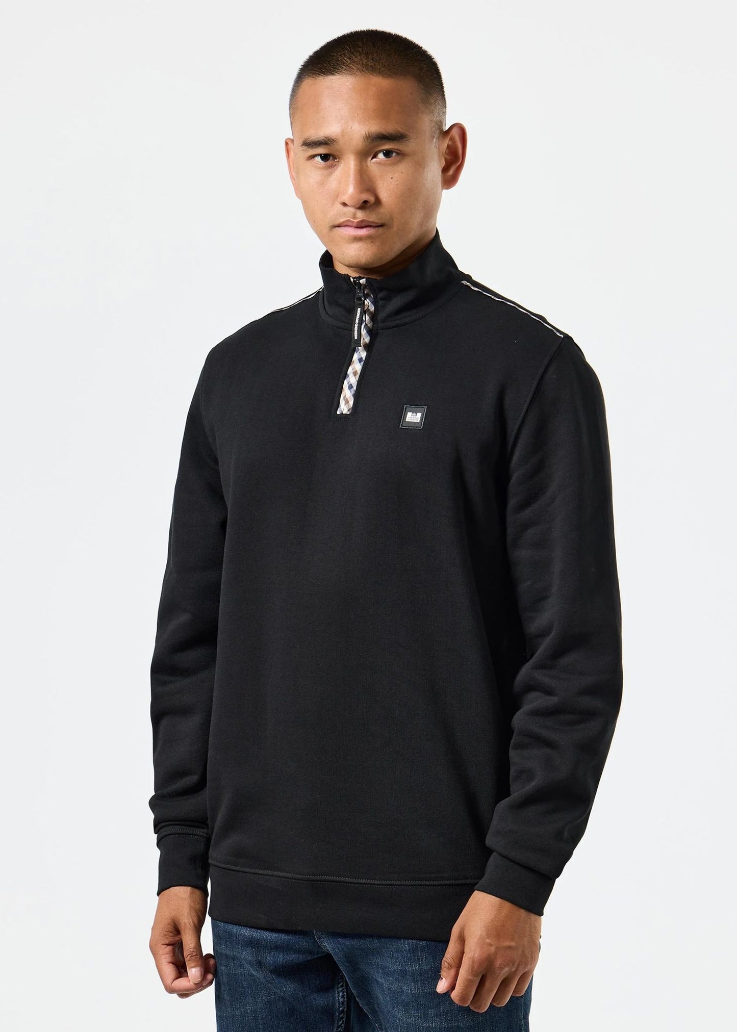 Weekend Offender Truien Matisa - black mid house check