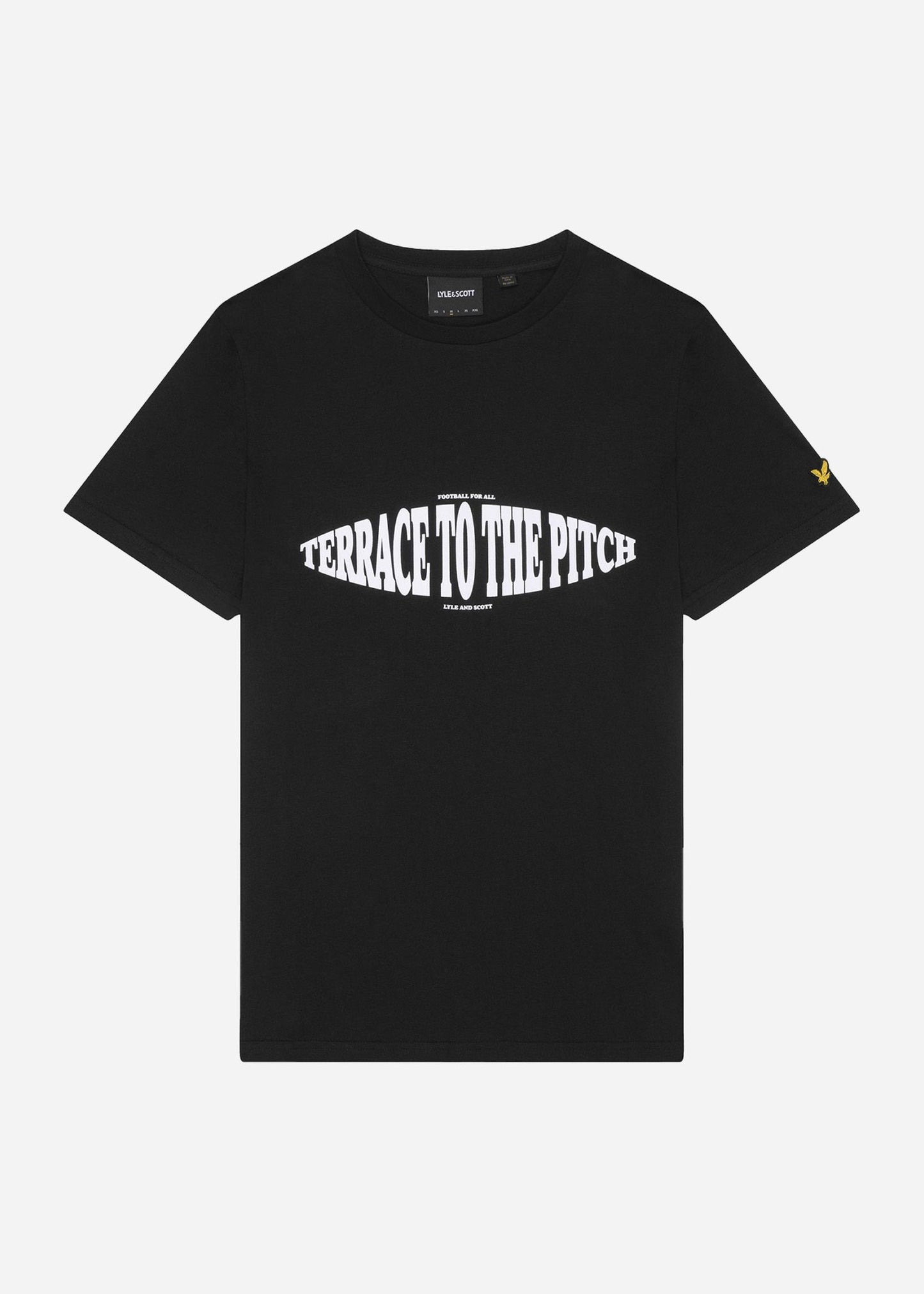 Lyle & Scott T-shirts Terrace graphic - jet black