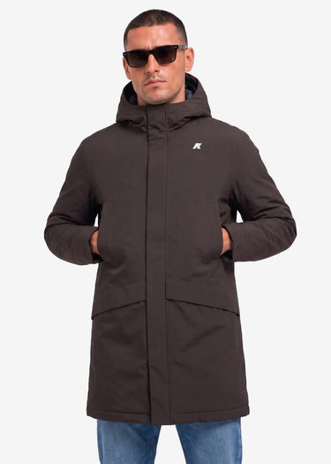 K-Way Jassen Jarno twill marmotta - black olive blue airforce