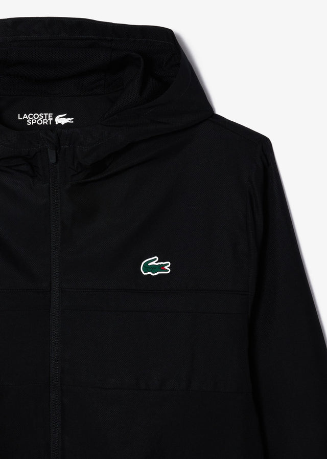 Lacoste Jassen Lacoste Jacket windrunner - black