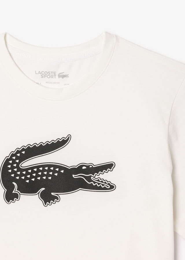 Lacoste T-shirts Lacoste logo t-shirt - white black
