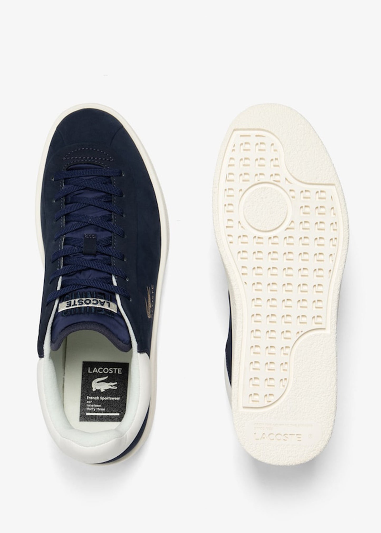 Lacoste Schoenen Baseshot - navy off white