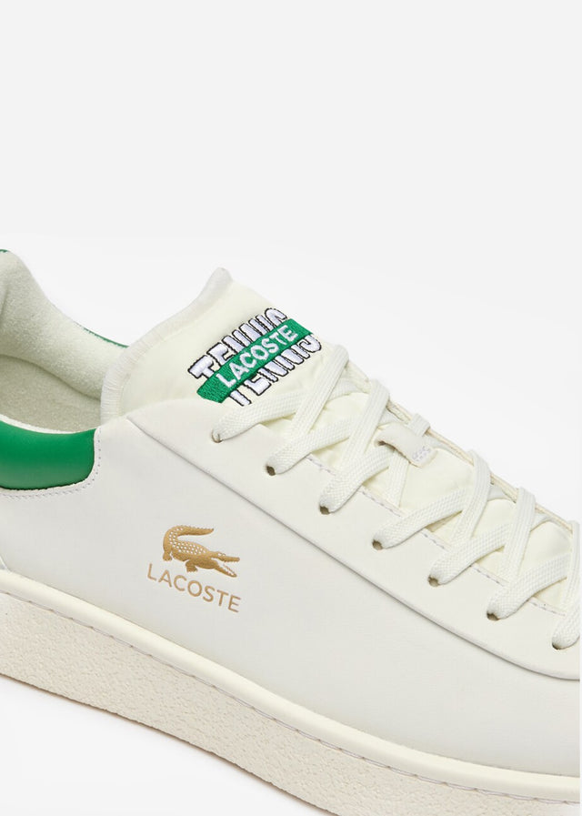 Lacoste Shoes Baseshot - white green