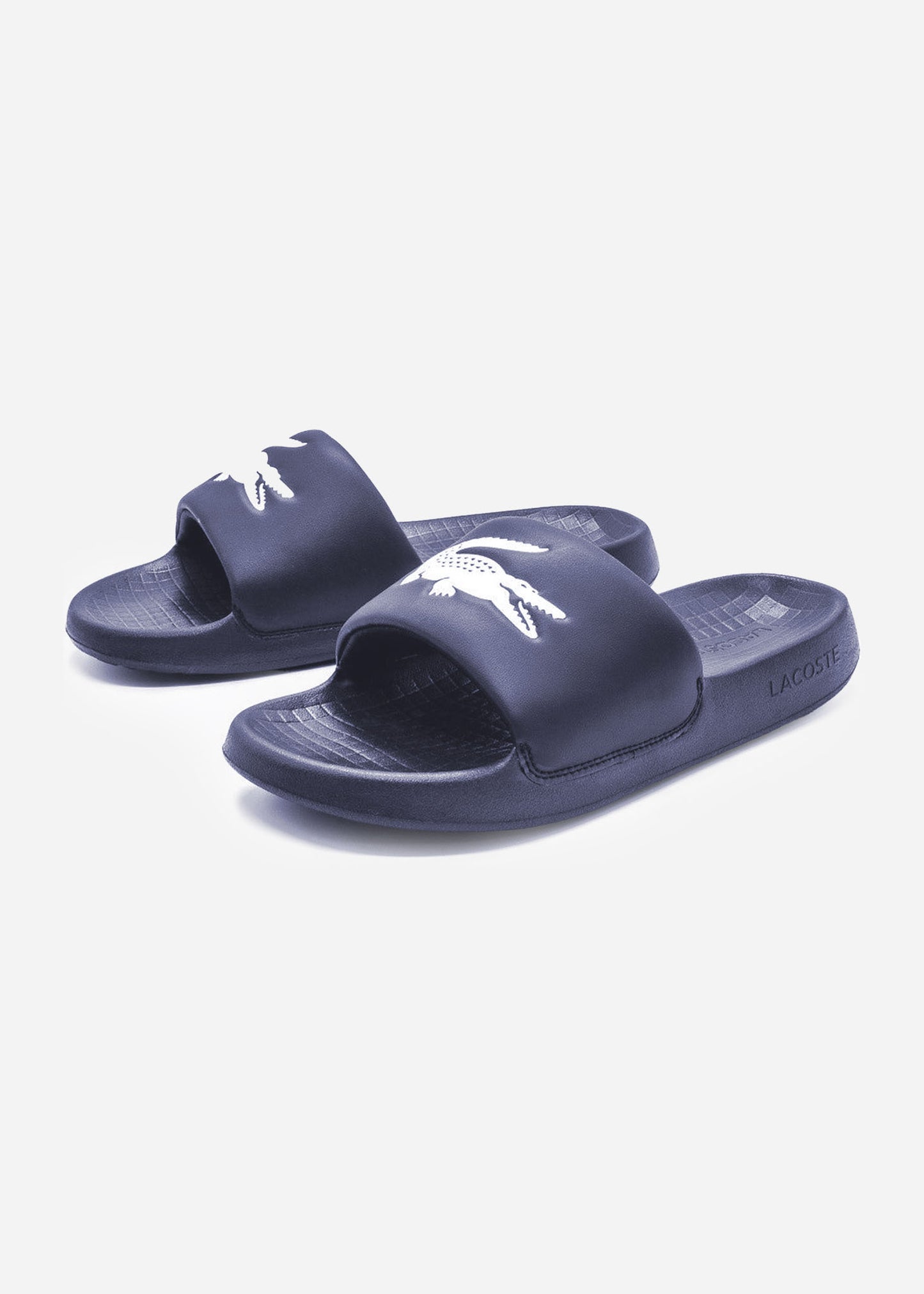 Lacoste Slippers Serve Slide - navy white