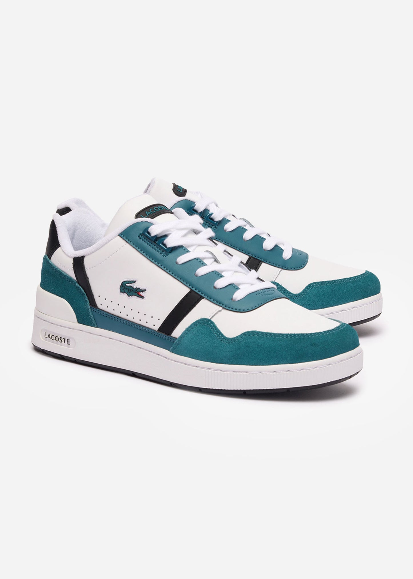 Lacoste Schoenen T-clip - white dark green