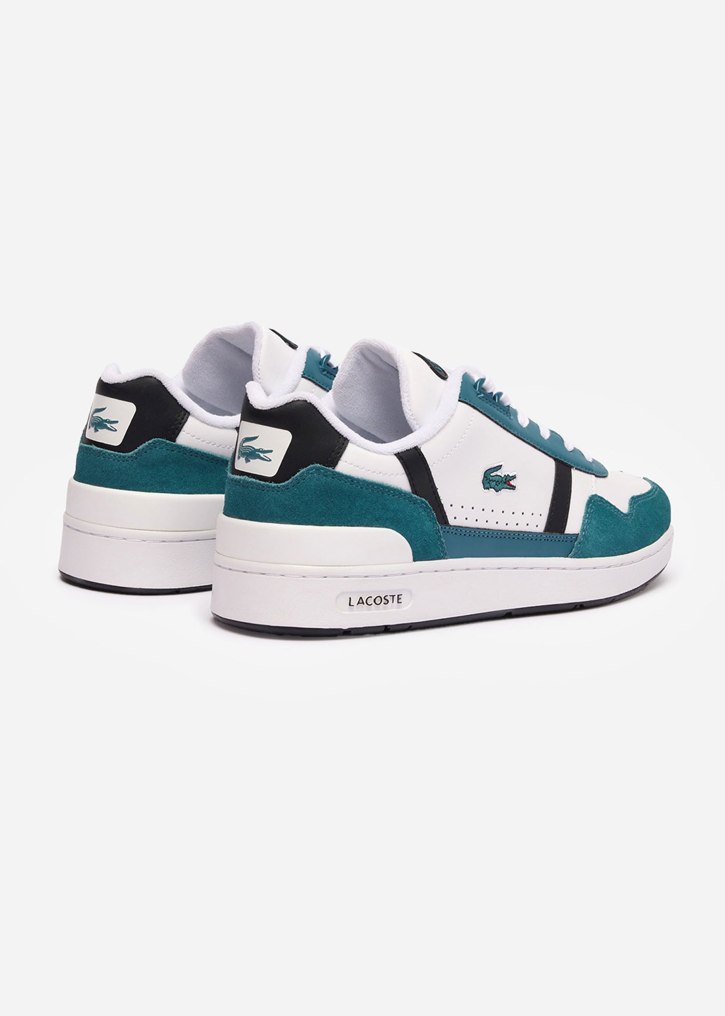 Lacoste Schoenen T-clip - white dark green