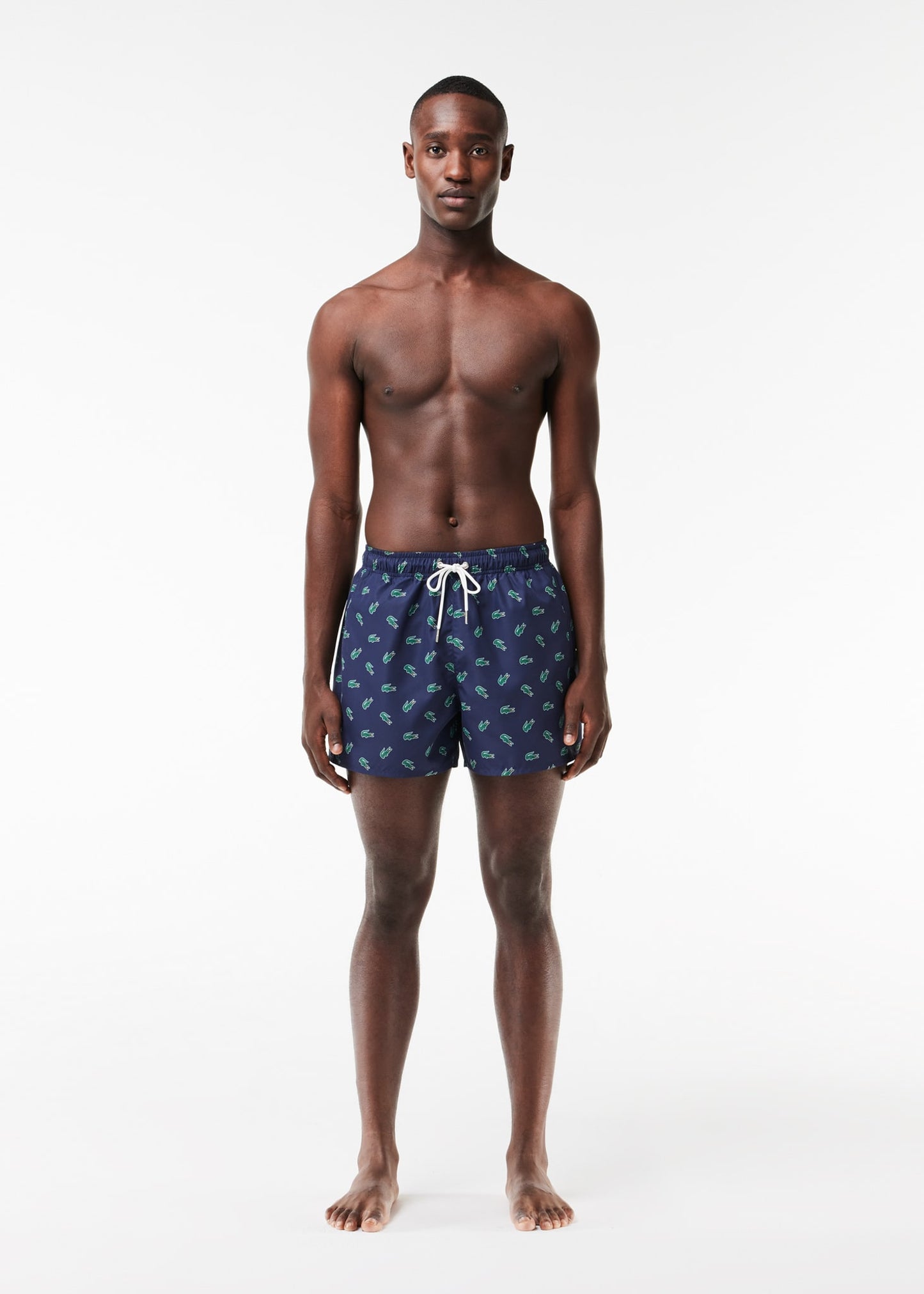 Lacoste Zwembroeken Swimming trunks all over print - navy blue multico