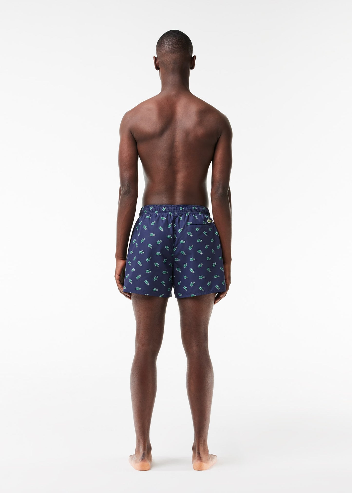 Lacoste Zwembroeken Swimming trunks all over print - navy blue multico