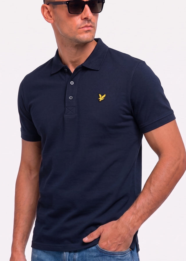 Lyle & Scott Polo's Plain polo shirt - dark navy
