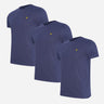 Lyle & Scott T-shirts Crew neck t-shirt - navy 3 pack