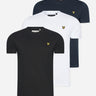 Lyle & Scott T-shirts 3 pack t-shirt - jet black - white - dark navy