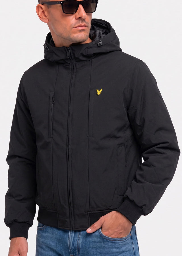 Lyle & Scott Jassen Wadded softshell jacket - jet black