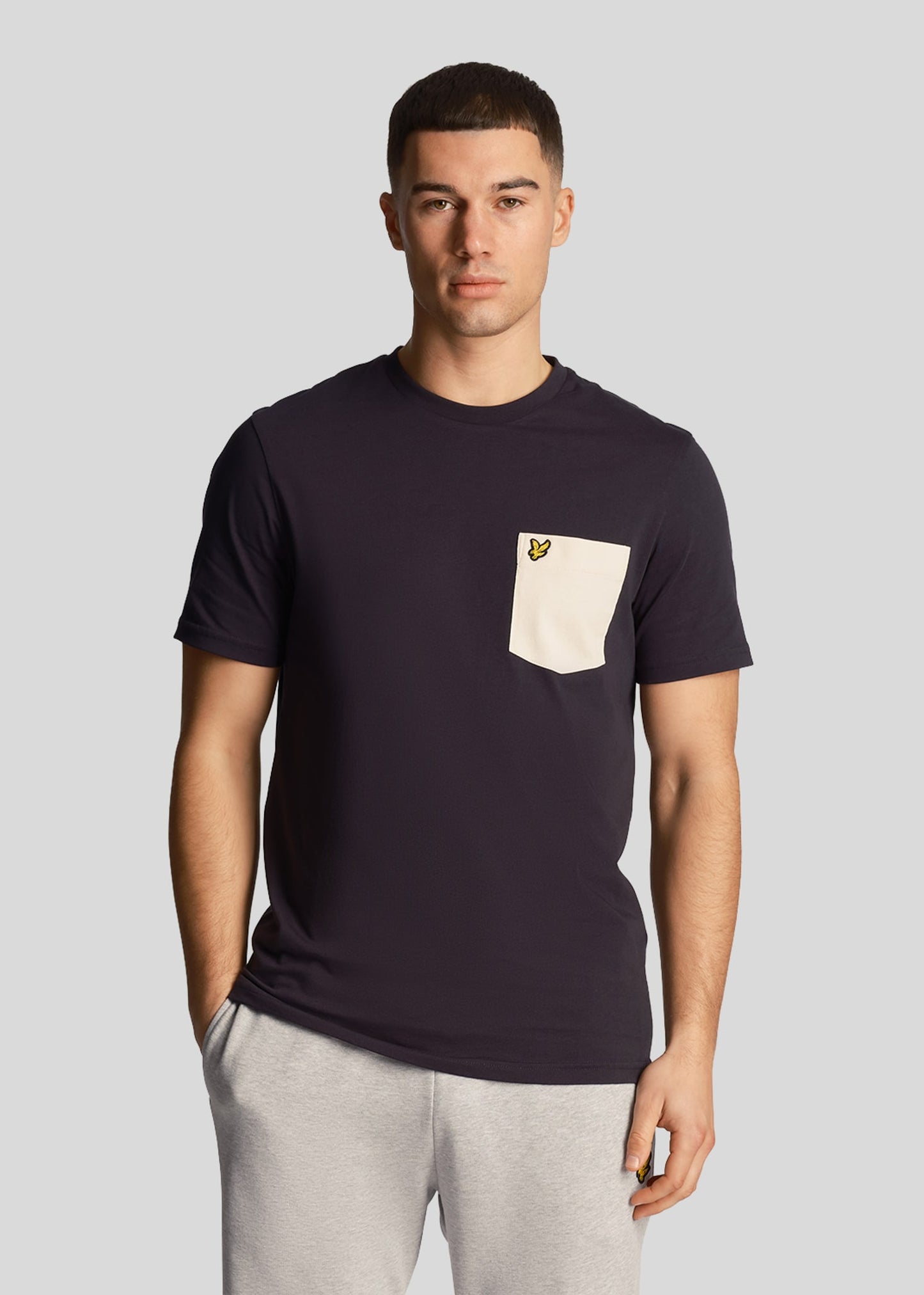 Lyle & Scott T-shirts Contrast pocket t-shirt - dark navy cove