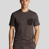 Lyle & Scott T-shirts Contrast pocket t-shirt - gunmetal-jet-black