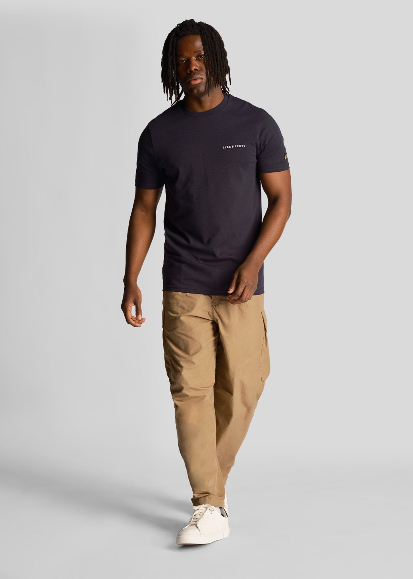 Lyle & Scott T-shirts Embroidered t-shirt - dark navy