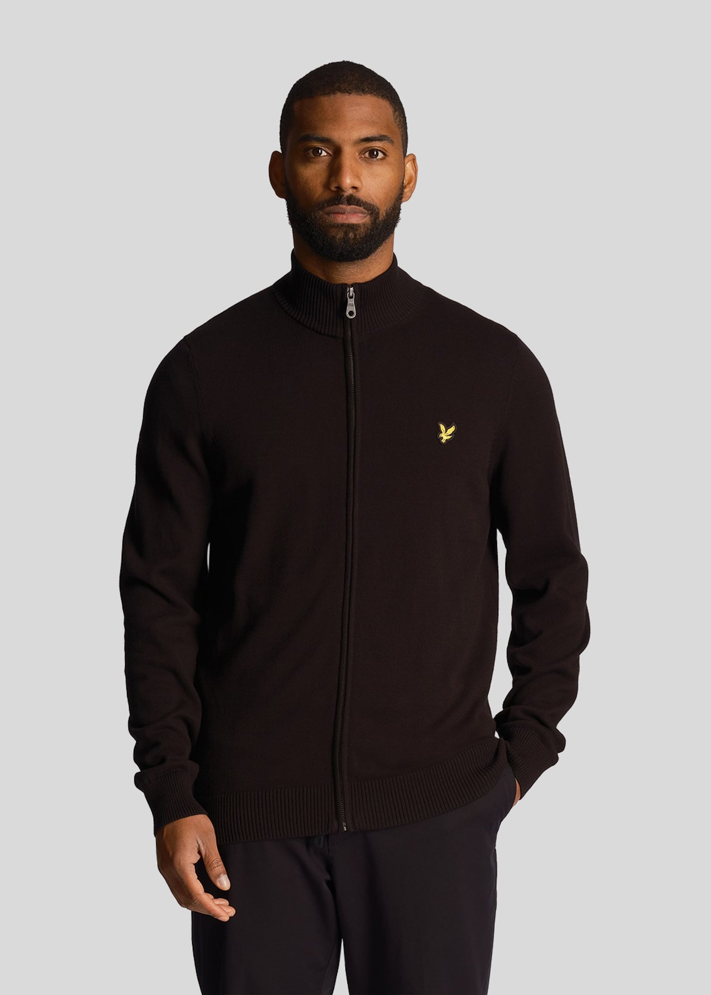 Lyle & Scott Vesten Full zip jumper - jet black