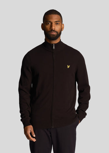 Lyle & Scott Vesten  Full zip jumper - jet black