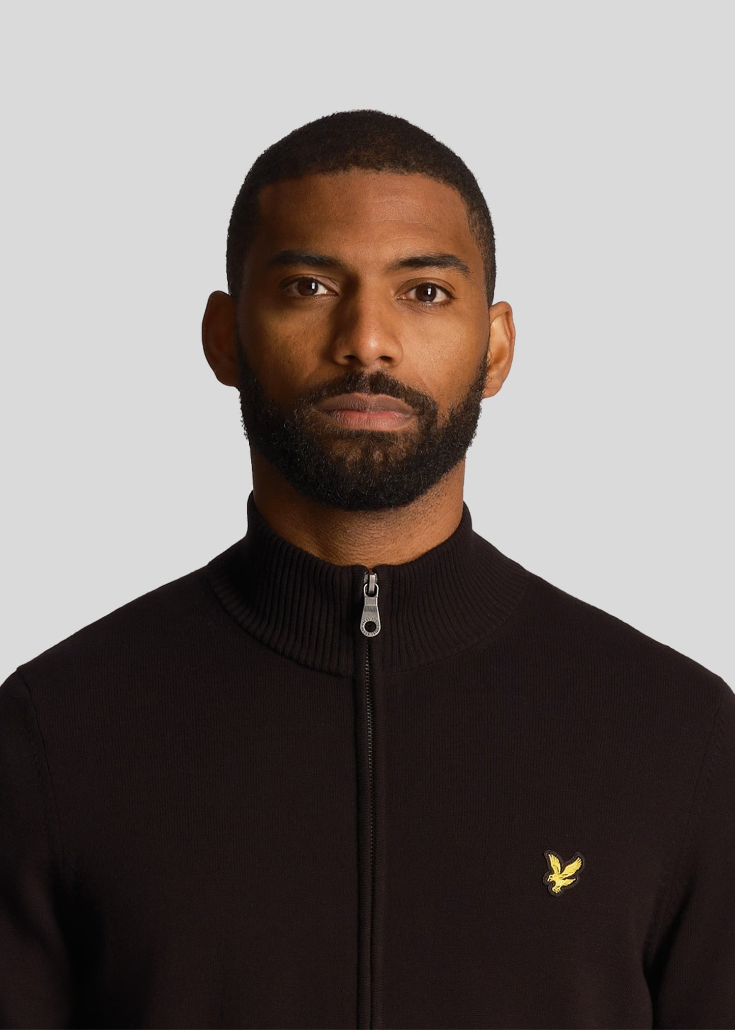 Lyle & Scott Vesten Full zip jumper - jet black