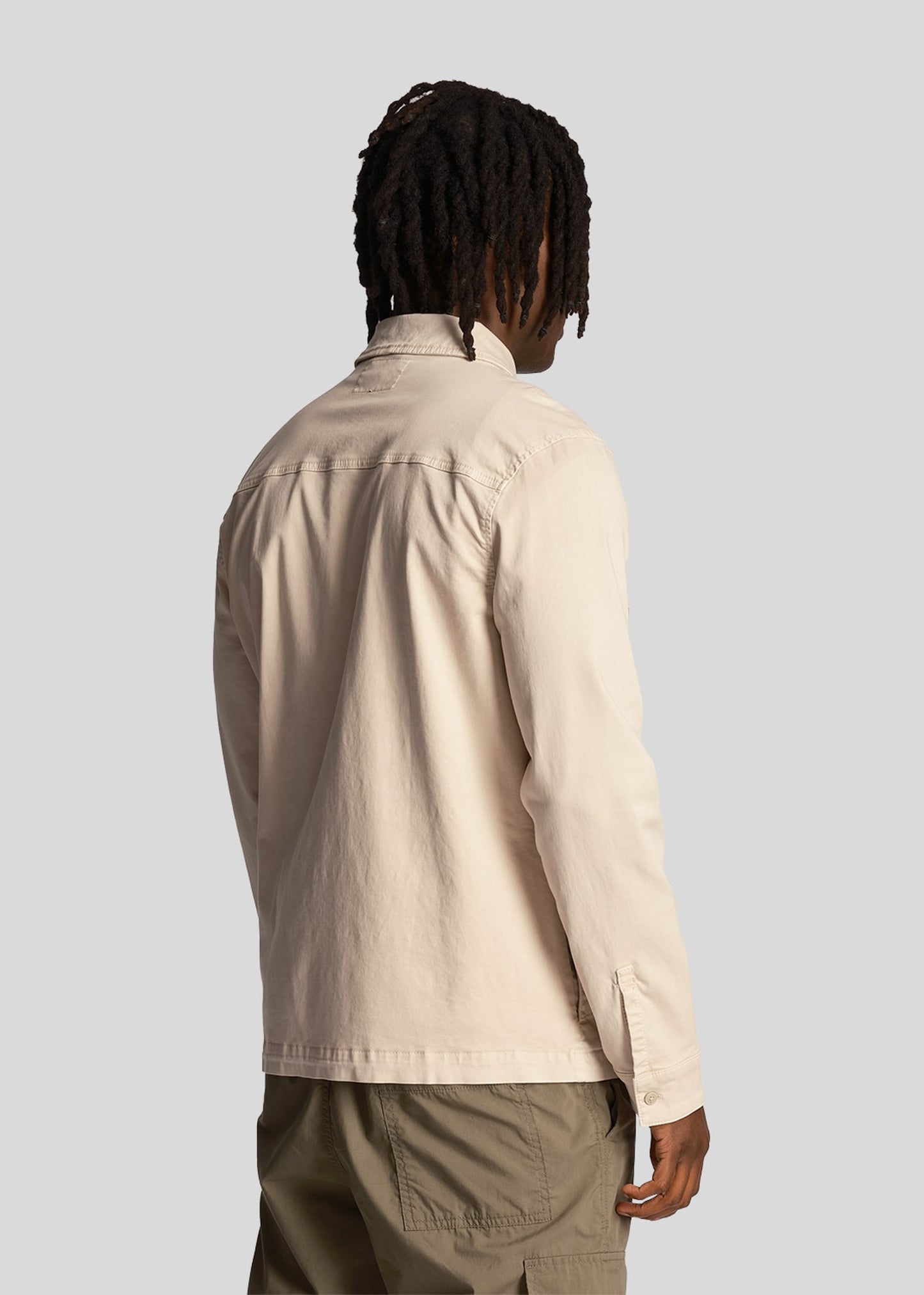 Lyle & Scott Overshirts Garment dyed overshirt - cove