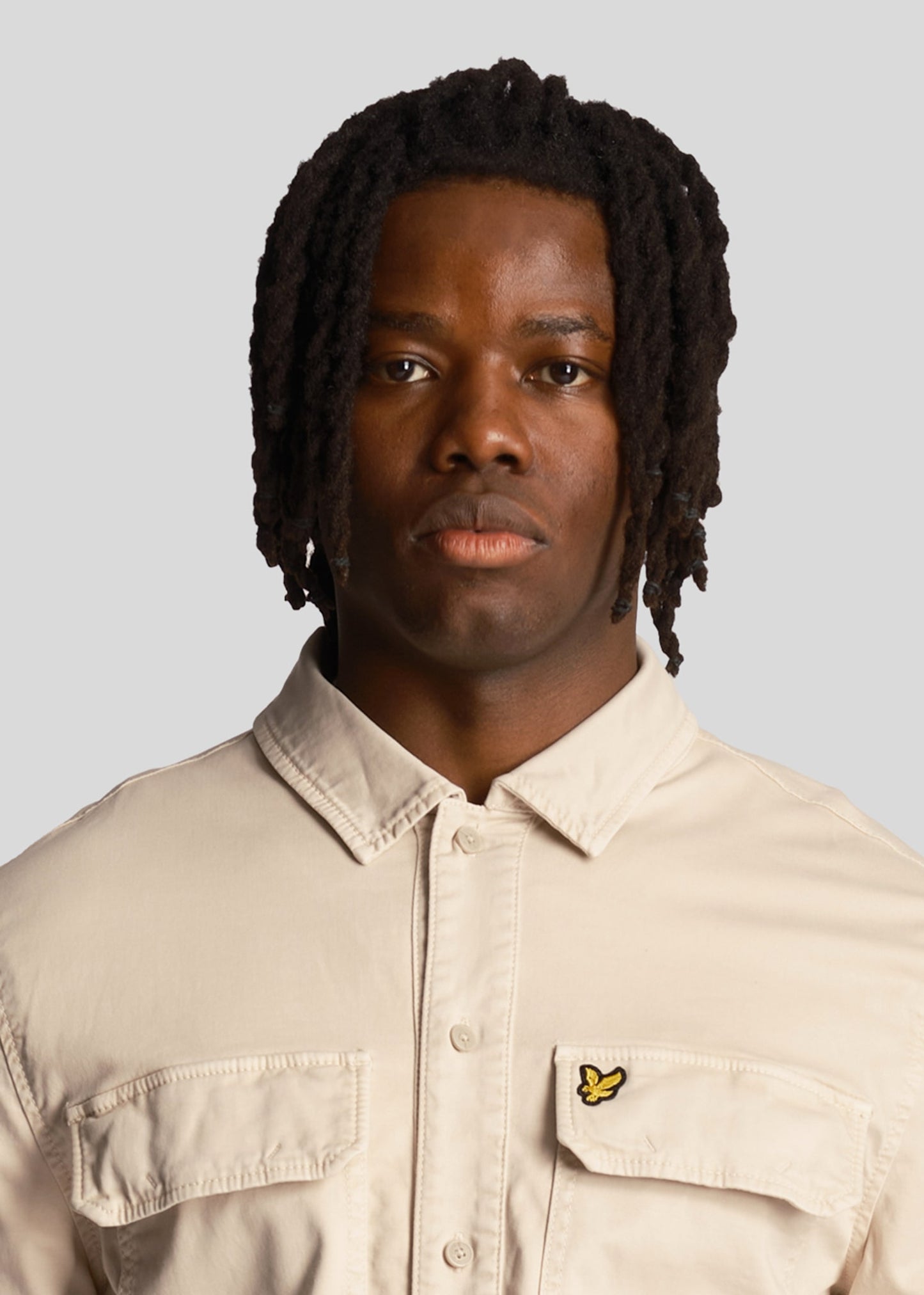 Lyle & Scott Overshirts Garment dyed overshirt - cove